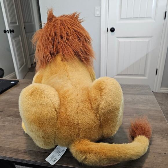Disney The Lion King Simba Plush Hand Puppet Large Stuffed Animal 23" Vintage - Picture 5 of 12